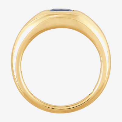 Limited Quantities! Womens 6MM Genuine Blue Sapphire 14K Gold Cushion Band