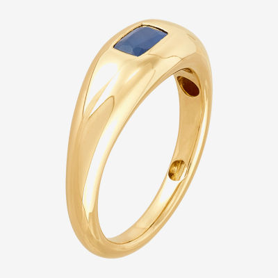 Limited Quantities! Womens 6MM Genuine Blue Sapphire 14K Gold Cushion Band