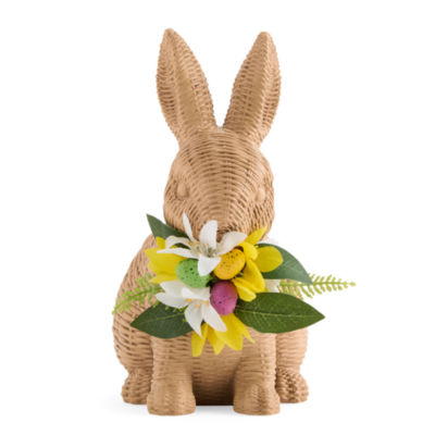 Layerings Sitting Jute Bunny Easter Tabletop Decor