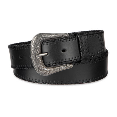 JS Jessica Simpson 1.5" Stitched Western Womens Belt