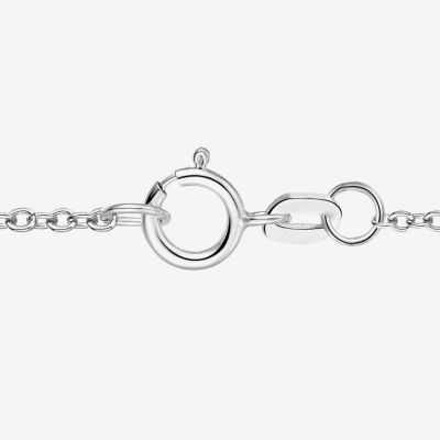 Gemstone Sterling Silver 18 Inch Pendant Necklace