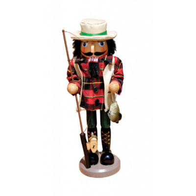 14.5" Bass Fisherman Nutcracker