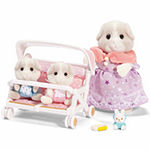 Calico Critters Patty & Paden’s Double StrollerSet
