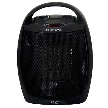 Vie Air Portable 2-Settings Fan Heater with Adjustable Thermostat White 1500W 