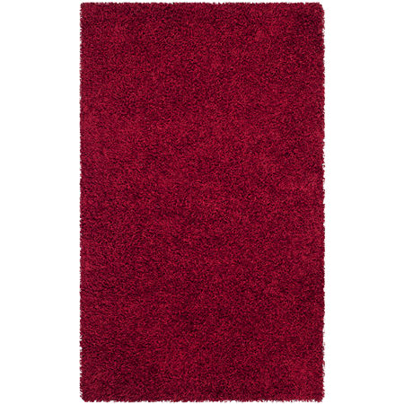 Safavieh Carrick Hand Tufted Shag Area Rug, One Size , Red
