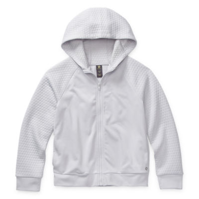 Xersion Little & Big Girls Fleece Zipper Hoodie