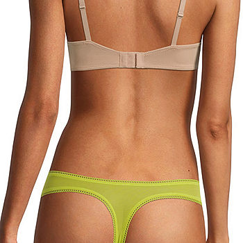 Arizona Body Mesh Thong Panty, Color: Acid Lime - JCPenney