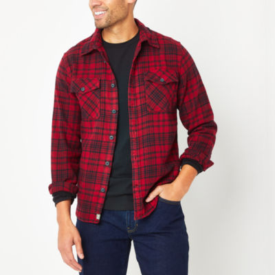 red and black plaid shirt jcpenney