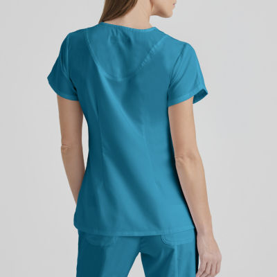 Barco® Grey's Anatomy™ 41423 4-Pkt Crossover V-Neck With Side Panels Scrub Top