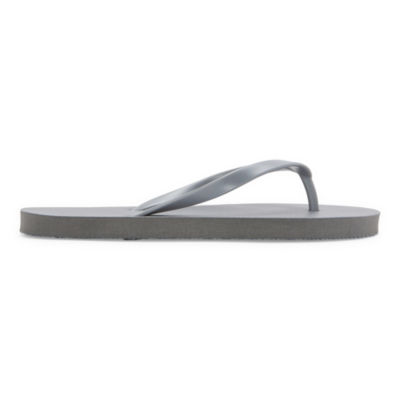 Mixit Womens Matte Solid Flip-Flops