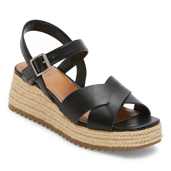 a.n.a Womens Eloise Wedge Sandals - JCPenney