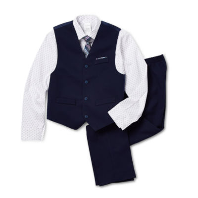 Van Heusen Little & Big Kid Boys 4-pc. Suit Set