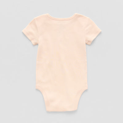 Okie Dokie Baby Unisex Crew Neck Short Sleeve Rib Bodysuit