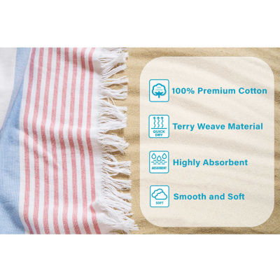 SUPERIOR® Costal Collection | 100% Cotton Quick Dry Beach Towel