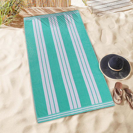 Superior Cabana Collection |100% Cotton Quick Dry Beach Towel In Gray