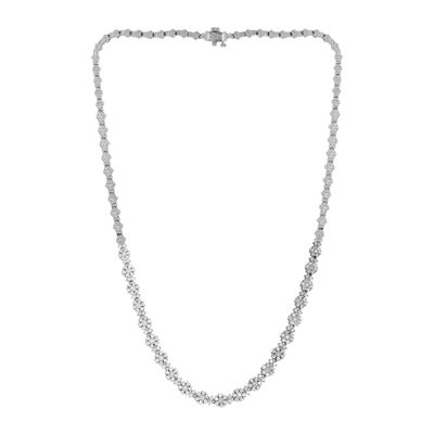 LIMITED QUANTITIES 3 CT. T.W. Diamond 10K White Gold Necklace