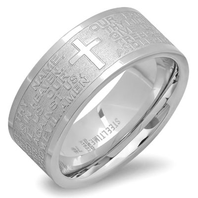 Mens 6MM Stainless Steel Band