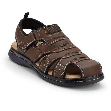 Dockers Mens Searose Strap Sandals, 8 Wide, Brown