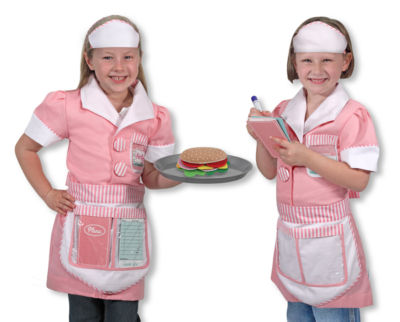 Melissa & Doug Waitress Role Play Girls Costume