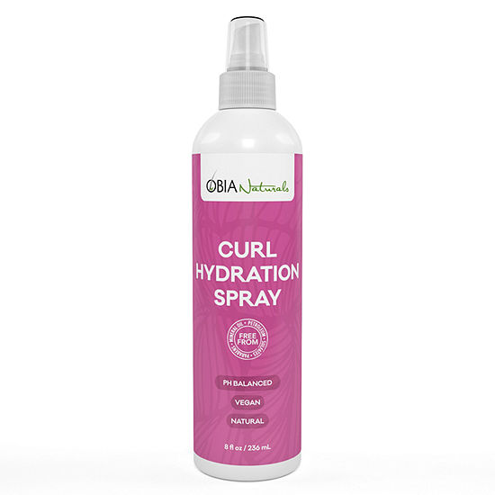 Obia Naturals Curl Hydration Spray Flexible Hold Hair Spray-8 oz.