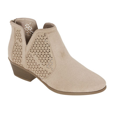 a.n.a Womens Lakewood Block Heel Booties