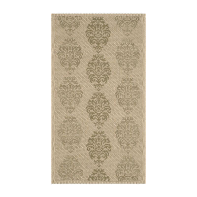 Safavieh Courtyard Collection Ray Floral Indoor/Outdoor Area Rug