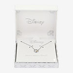 Disney Classics Sterling Silver 16 Inch Link Flower Lilo & Stitch Pendant Necklace