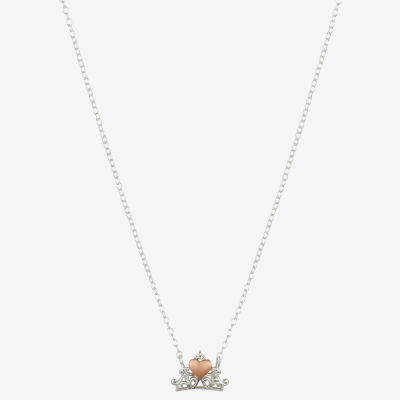 Disney princess sales crown necklace