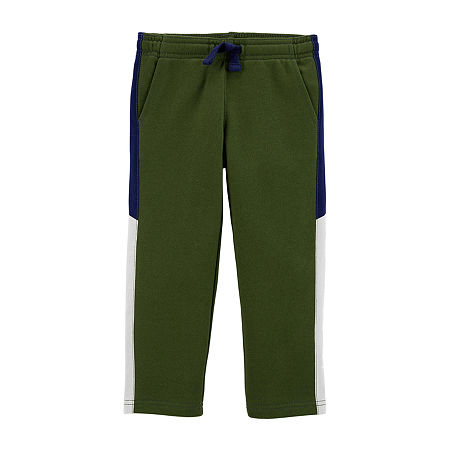 Carter's Toddler Boys Straight Sweatpant, 3t , Green