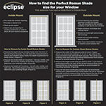 Eclipse Darien Energy Saving Cordless Blackout Roman Shade