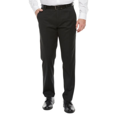 Stafford Coolmax Mens Slim Fit Suit Pants, Color: Black - JCPenney