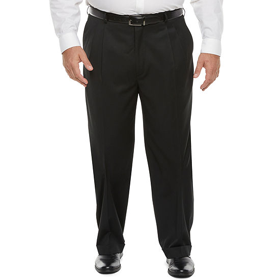 Stafford Coolmax Mens Stretch Fabric Classic Fit Suit Pants - Big and Tall