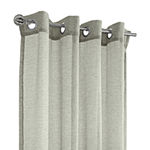 Belge Silverclear Antimicrobial Light-Filtering Grommet Top Curtain Panel