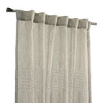 Lindsey Light-Filtering Rod Pocket Back Tab Curtain Panel