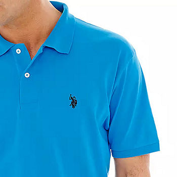 U.S. Polo Assn. Interlock Mens Classic Fit Sleeve Polo Shirt - JCPenney