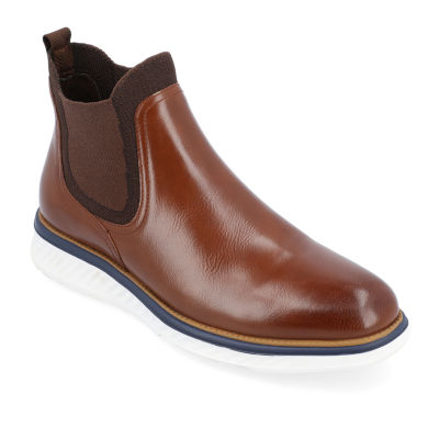 Vance Co Mens Hartwell Flat Heel Dress Boots