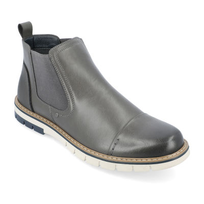 Vance Co Mens Waylon Flat Heel Chelsea Boots