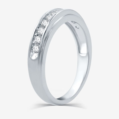 I Said Yes (H-I / I1) / CT. T.W. Lab Grown White Diamond Sterling Silver or 14K Gold Over Wedding Band