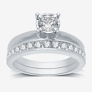  Engagement Ring for Women Bridal Sets 1Ct Round