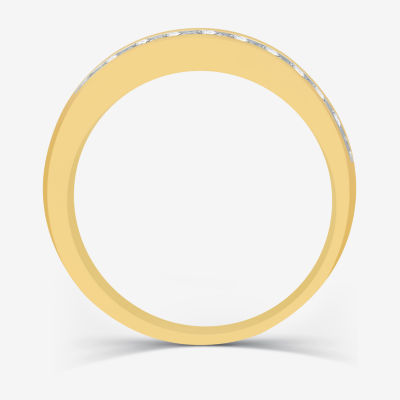 1 CT. T.W. Natural Diamond Round Solitaire Bridal Set in 10K Gold