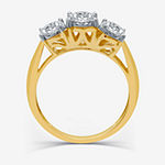 Love Lives Forever 1 CT. T.W. Diamond 3-Stone Engagement Ring in 10K or 14K Gold