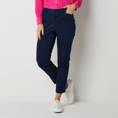 Liz claiborne emma clearance classic slim leg pants