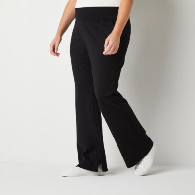 Stylus-Plus Womens High Rise Bootcut Pull-On Pants