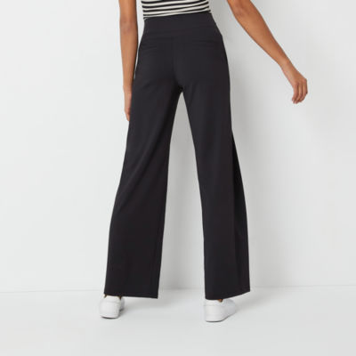 Stylus Womens High Rise Wide Leg Pant