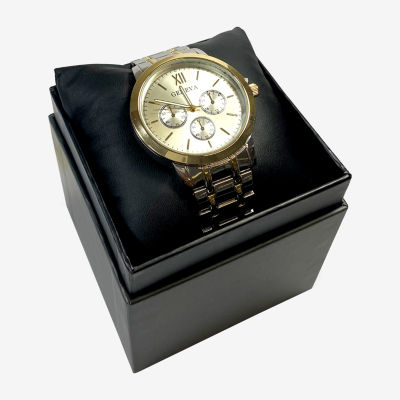 Geneva Geneva Mens Two Tone Bracelet Watch Mac8145jc