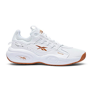 Reebok Solution Mid Mens Basketball Shoes, Color: White Tan - JCPenney