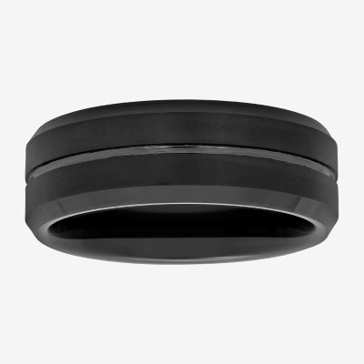 Mens 8MM Tungsten Wedding Band