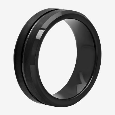 Mens 8MM Tungsten Wedding Band