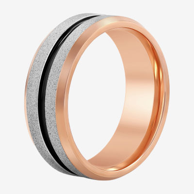 Mens 8MM Cobalt Wedding Band