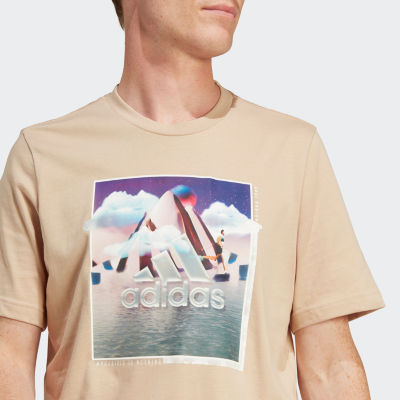 adidas Mens Crew Neck Short Sleeve T-Shirt